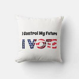 Jag kontrollerar min framtid - Jag röstar Kudde