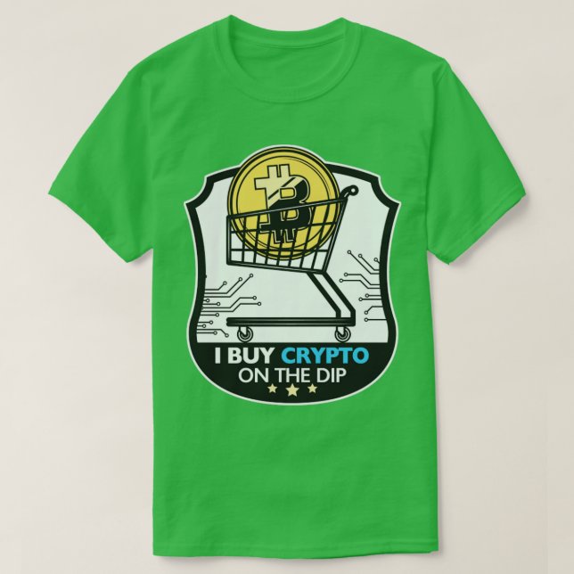 Jag köper krypto på Dip T Shirt (Design framsida)