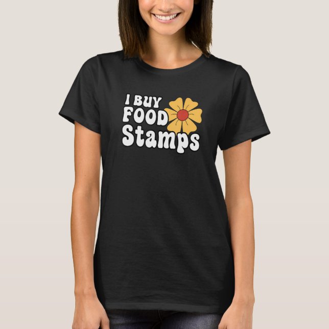 Jag köper matkuponger t shirt (Framsida)