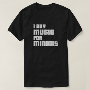 Jag köper musik för minderåriga T-shirt (väfta