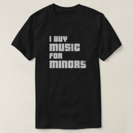 Jag köper musik för minderåriga T-shirt (väftad)