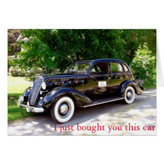 Jag köpte det här kortet hälsningskort