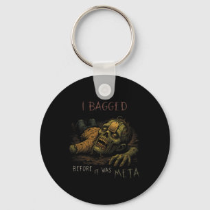Jag köpte innan det var meta - Rolig teabag zombie Nyckelring