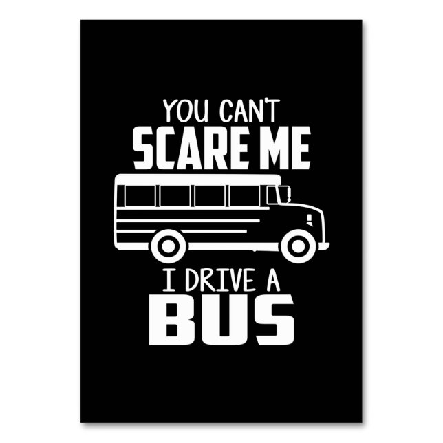 Jag kör A Buss Bordsnummer (Framsidan)