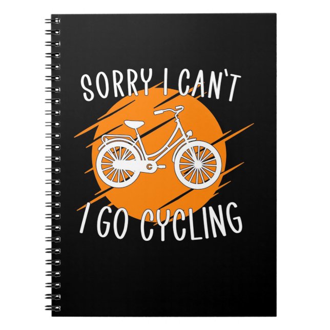 Jag kör cykling anteckningsbok (Framsidan)