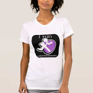 jag kör, därför att Cystic Fibrosis betyder T Shirt
