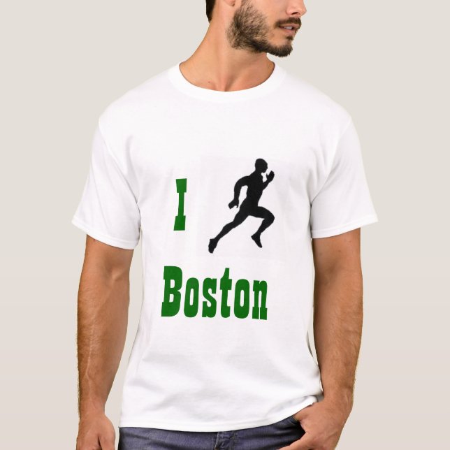 Jag kör den Boston T-tröja T-shirt (Framsida)