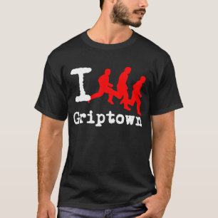 Jag kör Griptown by: Durty utslagsplatser Tee