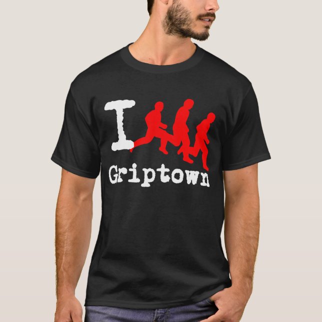 Jag kör Griptown by: Durty utslagsplatser Tee (Framsida)
