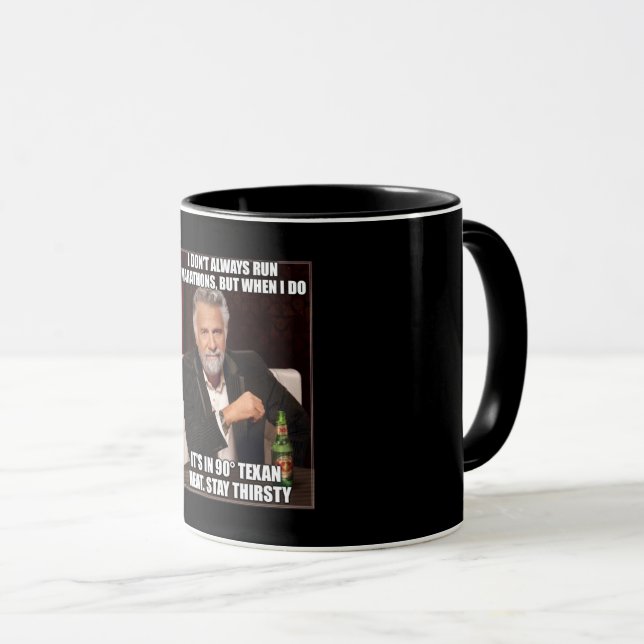 Jag kör inte alltid maratoner… mugg (Framsida höger)