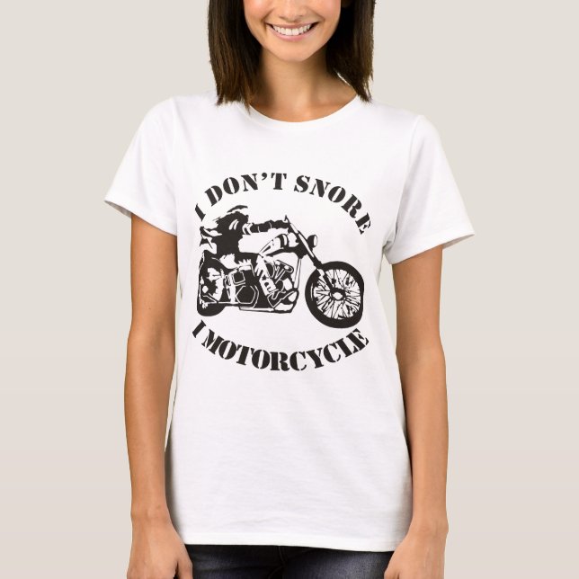 Jag kör inte motorcykel ##USAPatriotGraphics T Shirt (Framsida)