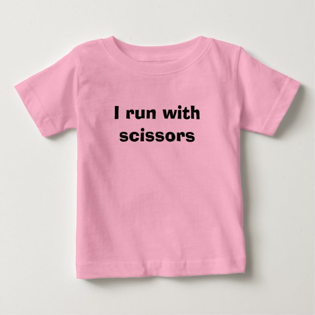 Jag kör med sax t shirt (Framsida)