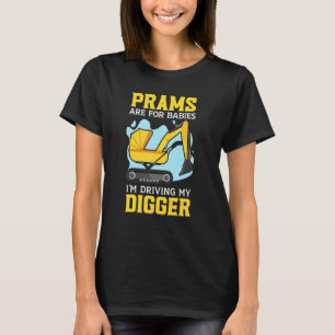 Jag kör mitt grävmaskinsfordon för byggnadsarbetar t shirt