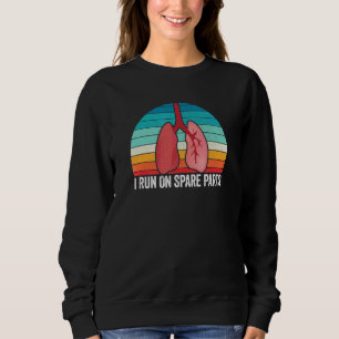 Jag Kör På Reservdelar Lungtransplantation Medvete T Shirt