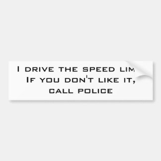 Jag kör rusa begränsar bildekal