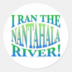 Jag körde den Nantahala floden Runt Klistermärke