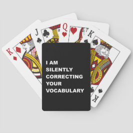 JAG Korrigera Tyst Din Ordförråd Casinokort