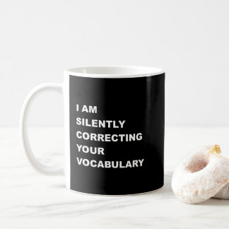 JAG Korrigera Tyst Din Ordförråd Kaffemugg