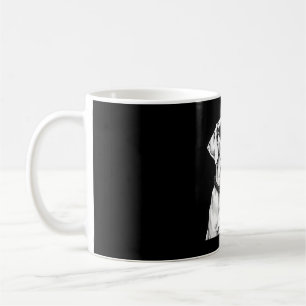 Jag kramar min Weimaraner så jag inte kväver folk  Kaffemugg