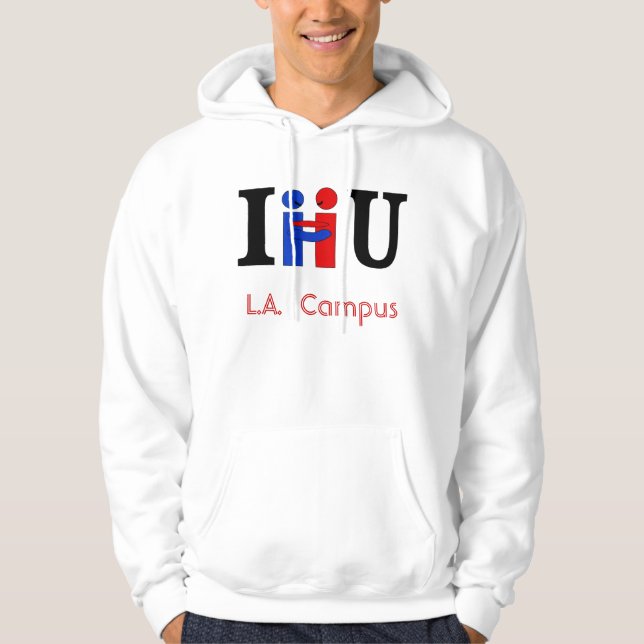 JAG KRAMAR U, L.A. Universitetsområde Hoodie (Framsida)