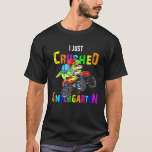 Jag kraschade just Kindergarten Dinosaur Trex Mons T Shirt