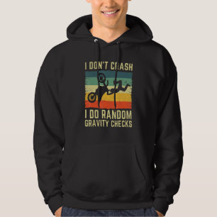 Jag kraschar inte, jag gör slumpmässiga gravitatio hoodie
