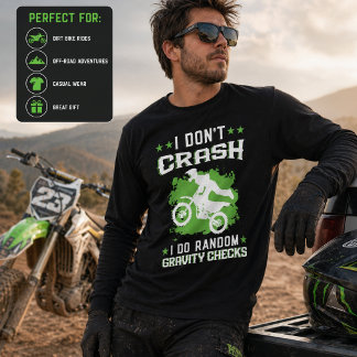 Jag kraschar inte Jag gör slumpmässiga gravitation T Shirt