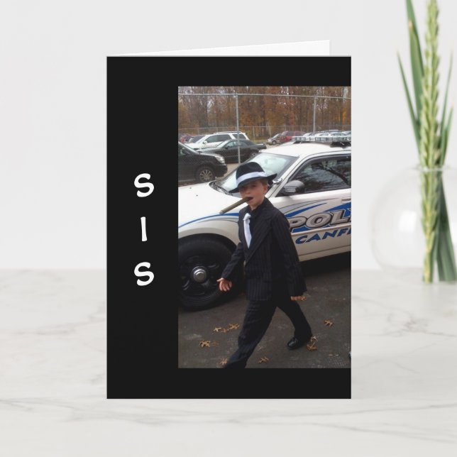 JAG KRÄVER ATT NI HAR GRATTIS PÅ FÖDELSEDAGEN **SY KORT (Framsida)