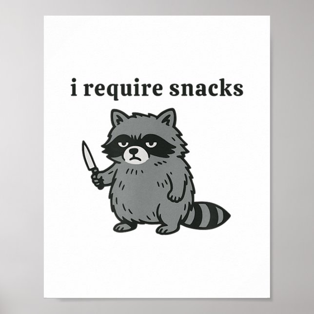 Jag kräver Snacks_1 Poster (Framsidan)