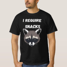 Jag kräver Snacks Raccoon
