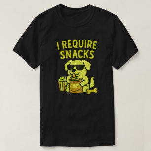 JAG KRÄVER SNACKS T SHIRT