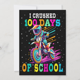 Jag krossade 100 dagar av Motocross i skolan Inbjudningar