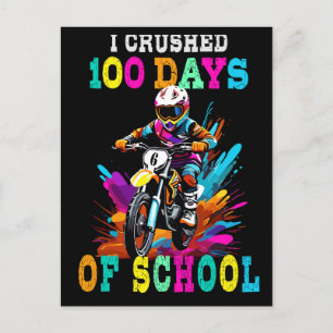 Jag krossade 100 dagar av Motocross i skolan Vykort