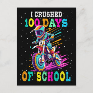 Jag krossade 100 dagar av Motocross i skolan Vykort