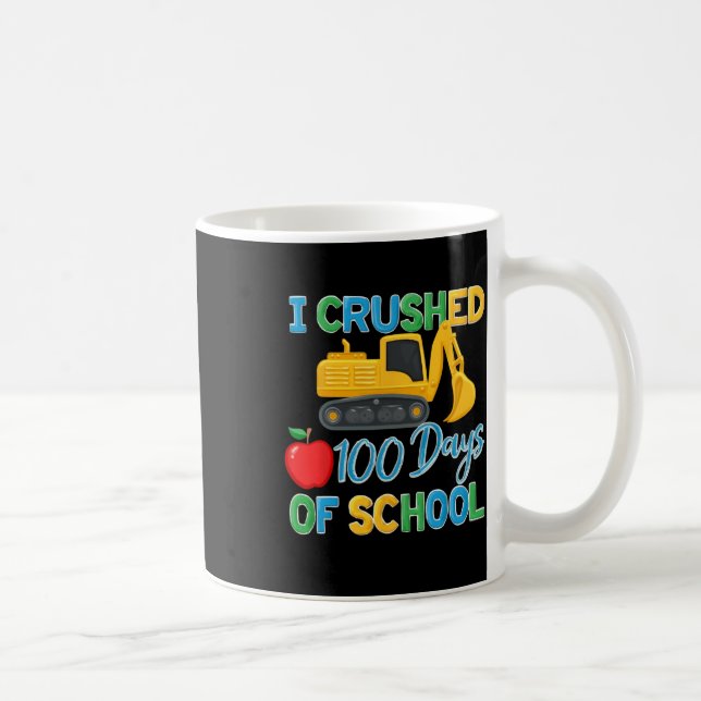 Jag krossade 100 dagar av skolan 100:e förk-konstr kaffemugg (Höger)
