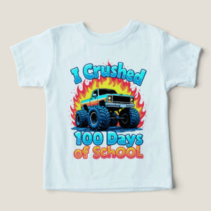 Jag krossade 100 dagar av skolans monstertruck 100 t shirt