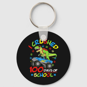 Jag krossade 100 dagar av skolbojor Monster Lastbi Nyckelring