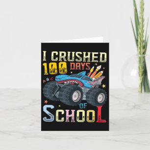 Jag krossade 100 dagar av skolhajmonster Lastbil 1 Kort