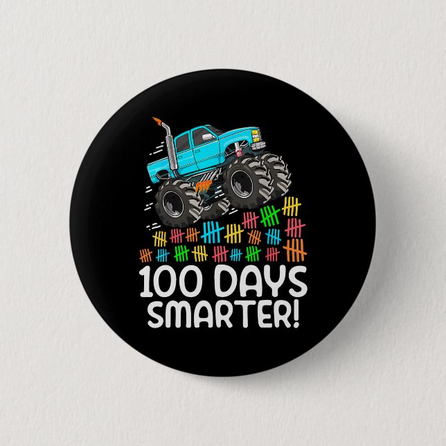 Jag krossade 100 dagar av skolmonster Lastbil 100  Knapp (Framsida)