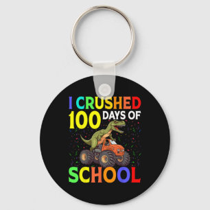Jag krossade 100 dagar av skolmonster Lastbil Dino Nyckelring