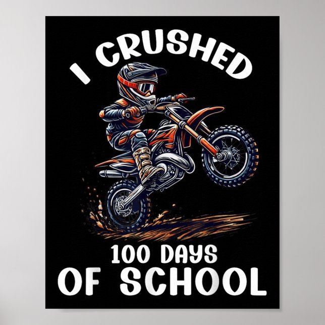 Jag krossade 100 dagar av skolmotocr. poster (Framsidan)