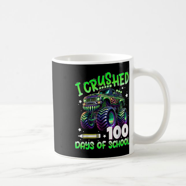 Jag krossade 100 dagar i Lastbil 100 dagar i skola Kaffemugg (Höger)