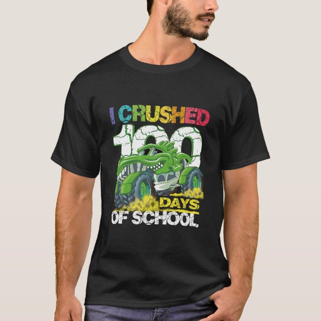 Jag krossade 100 dagar i skolan T-Shirt (Framsida)