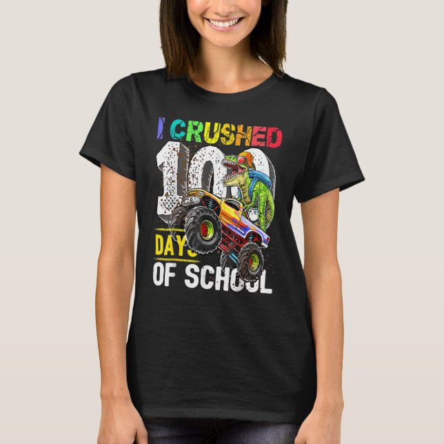 Jag krossade 100 dagar med lejdons. t shirt (Framsida)
