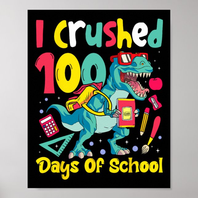 Jag krossade 100 dagar med skoldoktorer. poster (Framsidan)