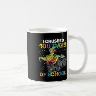 Jag krossade 100 dagars monstertruck-dinosauriesko kaffemugg