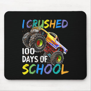 Jag krossade 100 dagars skolmonstertruck för barn musmatta