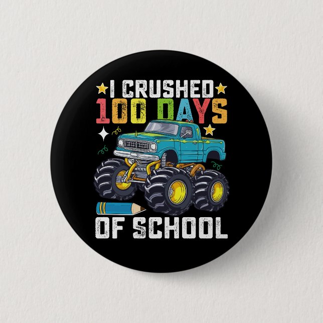 Jag krossade 100 dagars skolmonstertruck knapp (Framsida)