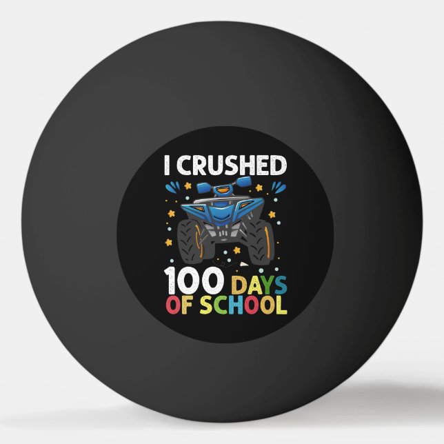 Jag krossade 100 dagars skolmonstertruckpojkar pingisboll (Framsidan)