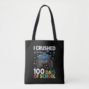 Jag krossade 100 dagars skolmonstertruckpojkar tygkasse